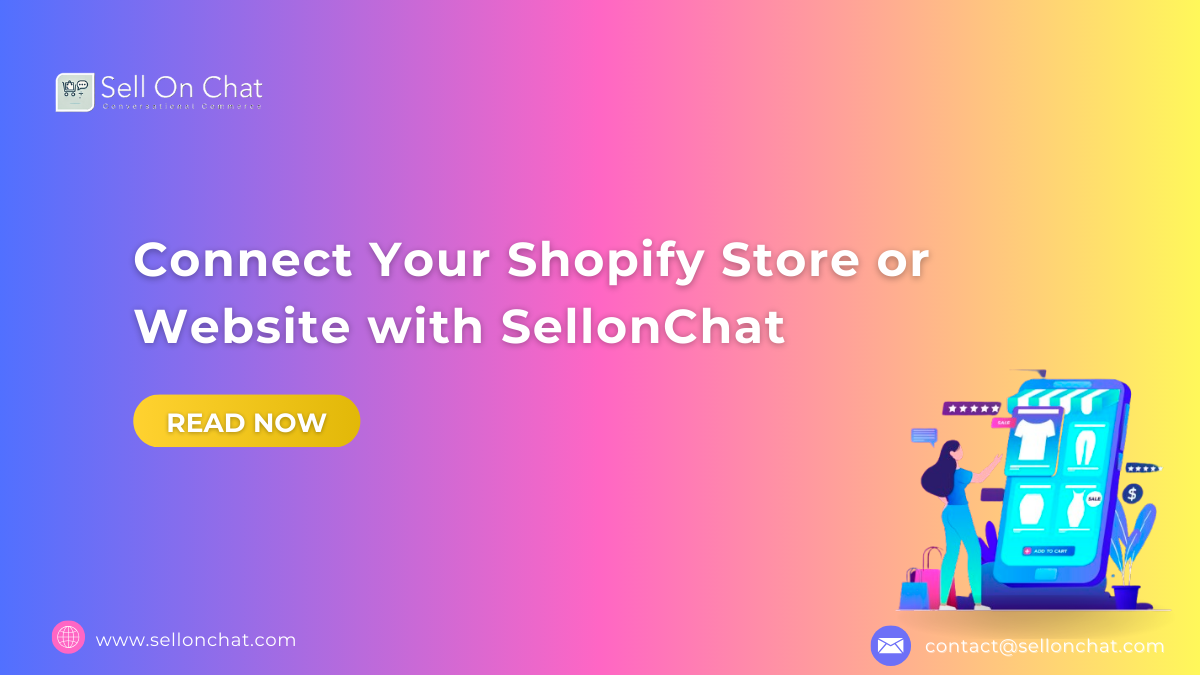 Connect Your Shopify Store or Website with SellonChat